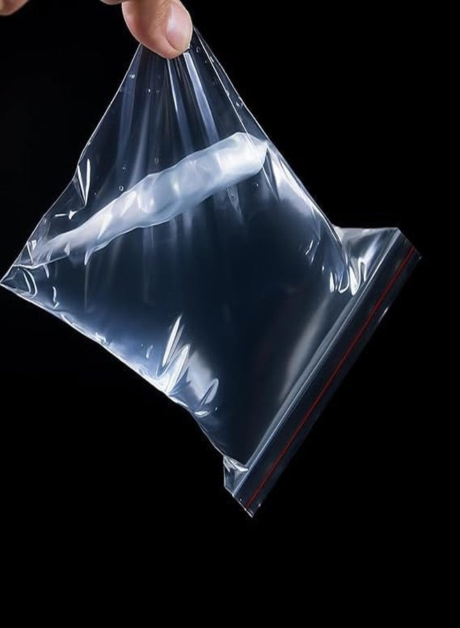 JPPL Zip Lock Pouches Transparent Resealable Durable Square Zip Lock Bags for Food Storage Jewelry Accessories and Home Use | Reusable Storage Pouches for Kitchen Office Travel.4x6-100 Pack - Image 4